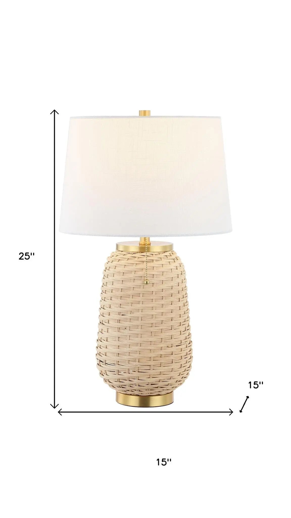 25" Gold Urn Table Lamp With Empire Shade Homeroots Lighting