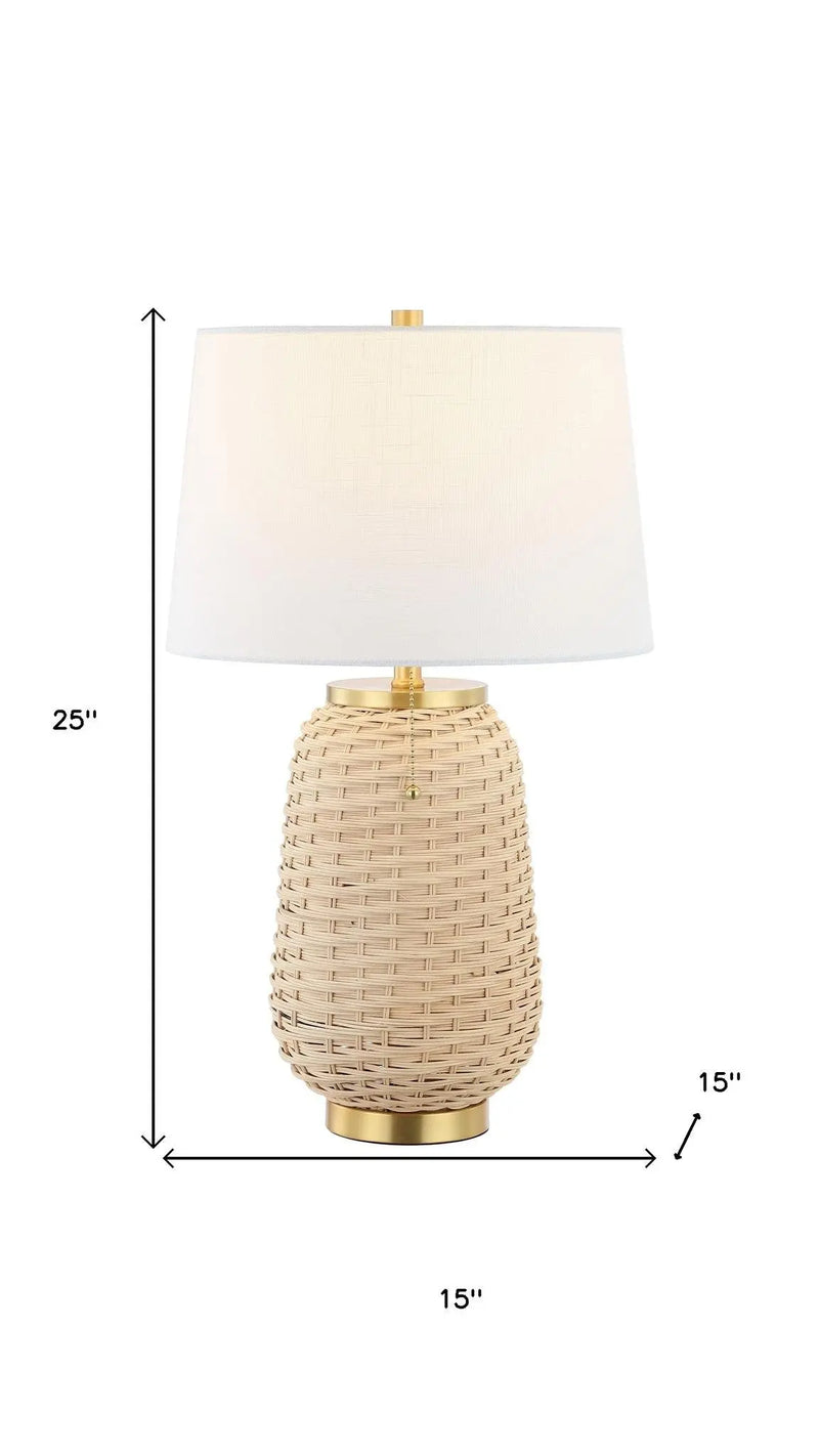 25" Gold Urn Table Lamp With Empire Shade Homeroots Lighting