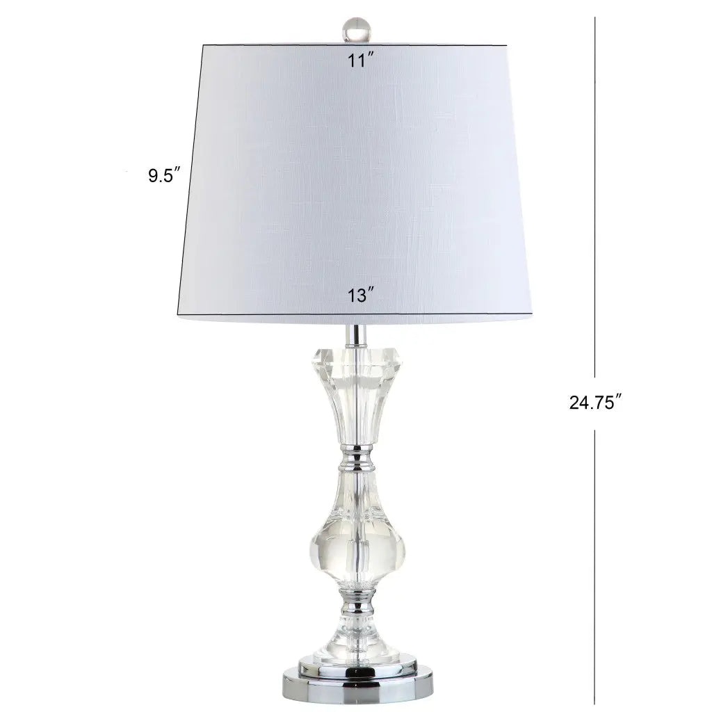 25" Silver Urn Table Lamp With Empire Shade Homeroots Lighting