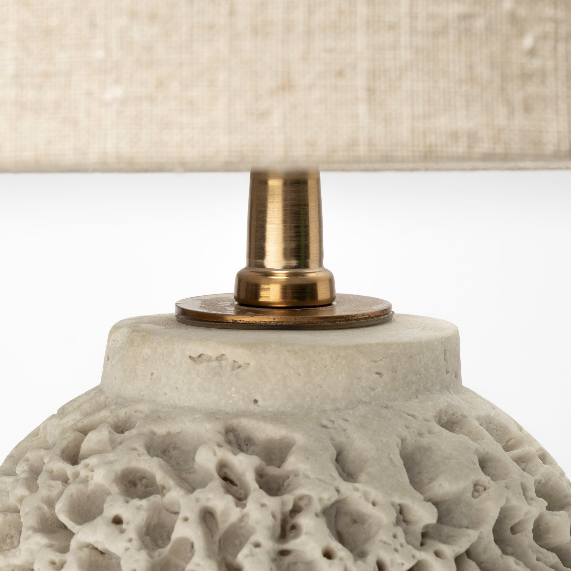 26" Beige Lamp Base LED With Champagne Shade - GreatEagleInc