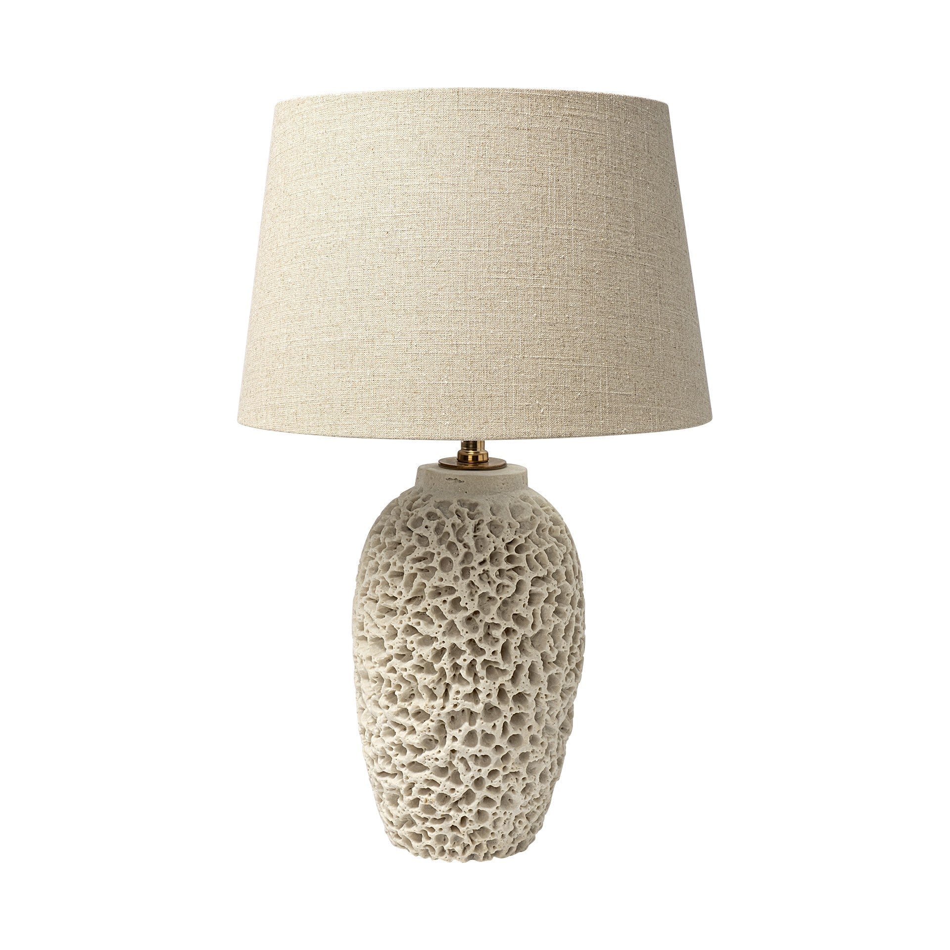26" Beige Lamp Base LED With Champagne Shade - GreatEagleInc