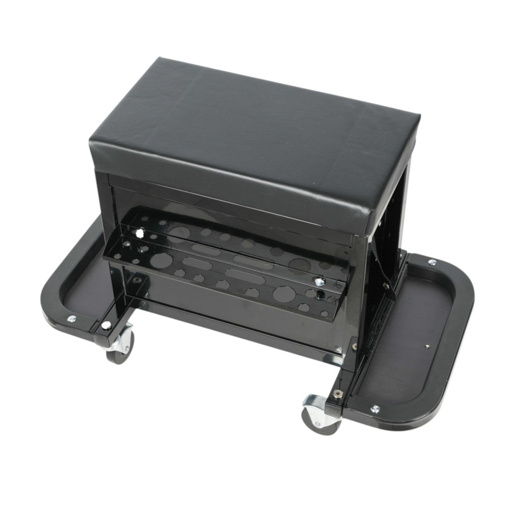 26" Black Multi-Tier Steel Tool Chest With Lid - GreatEagleInc