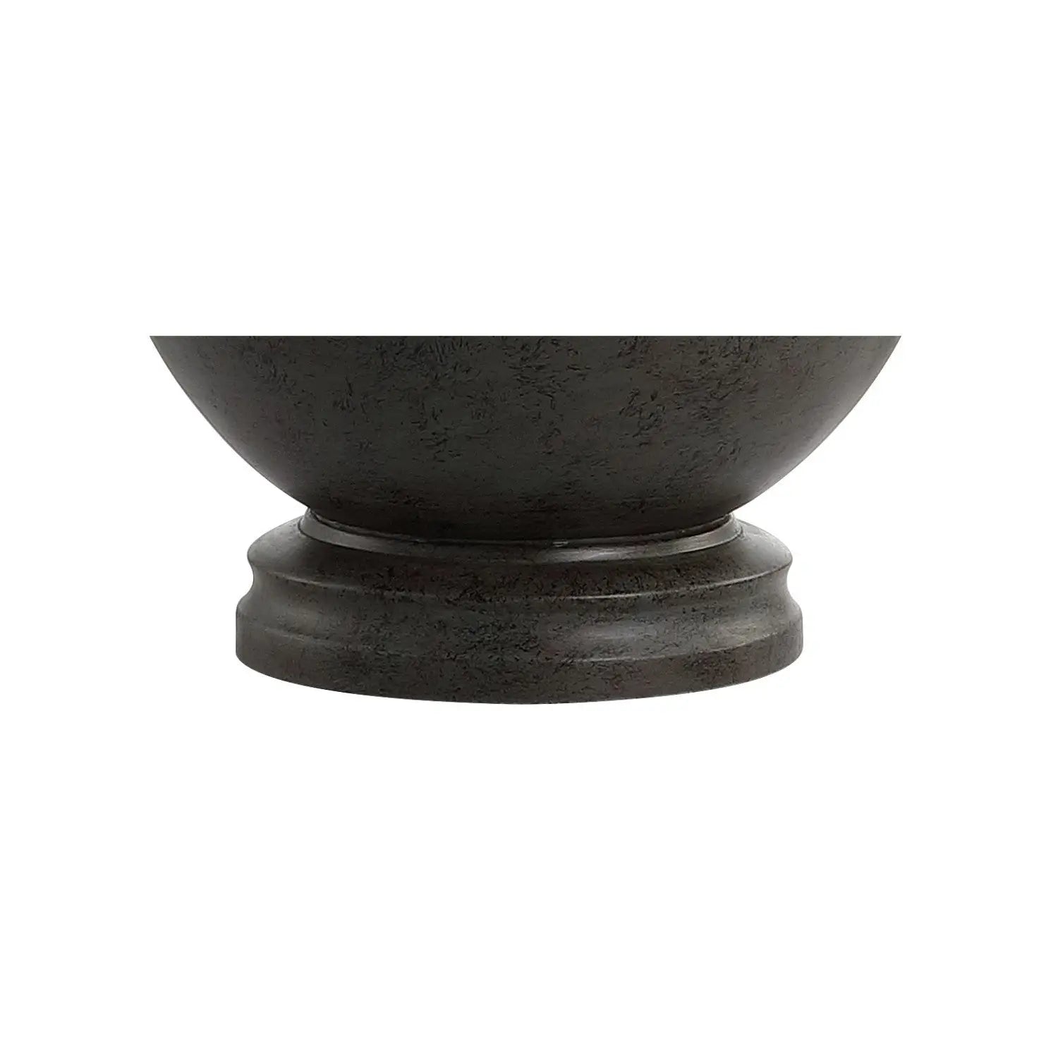 26" Dark Gray Novelty Table Lamp With Drum Shade Homeroots Lighting