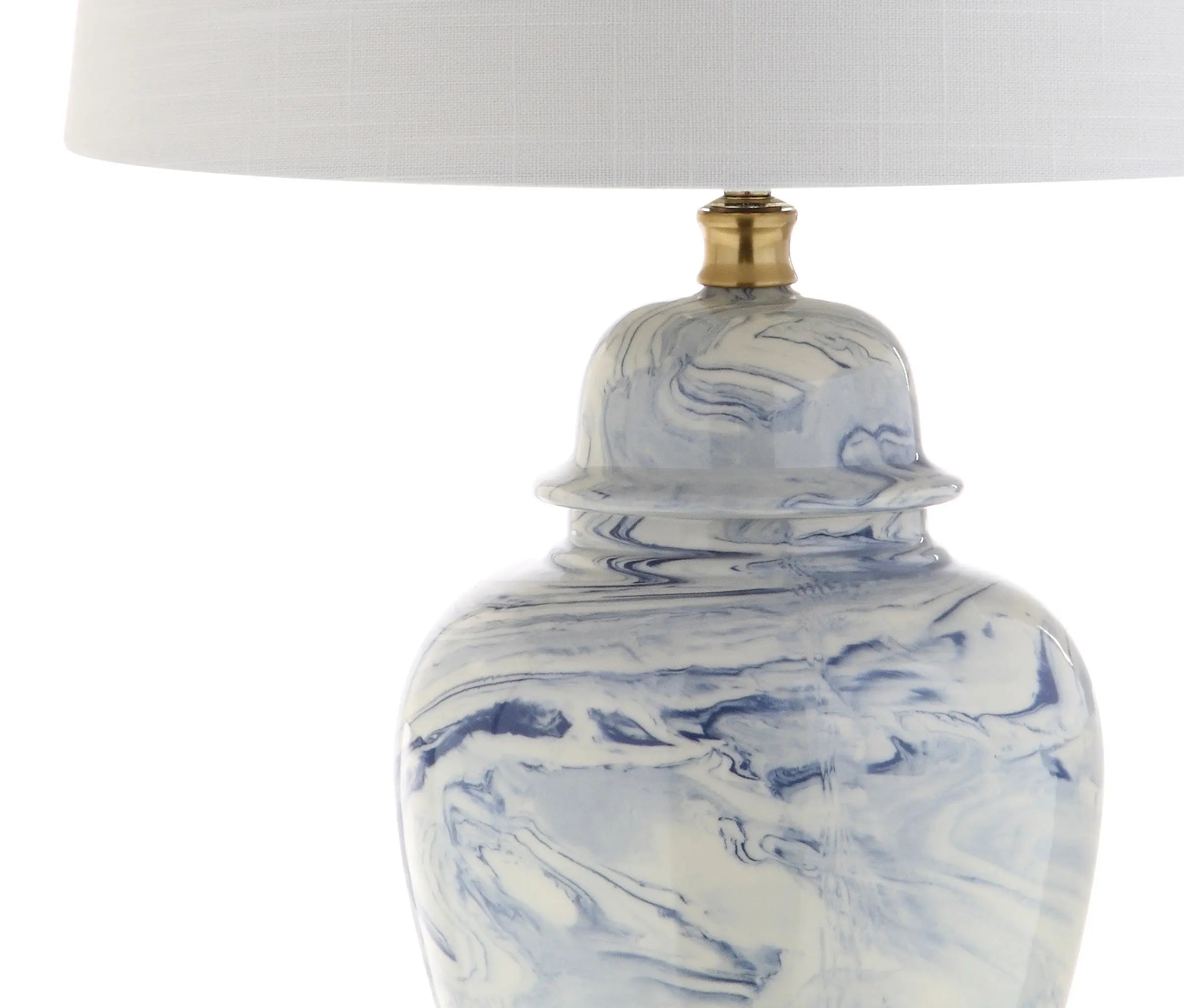 26" Gold Novelty Table Lamp With Drum Shade Homeroots Lighting