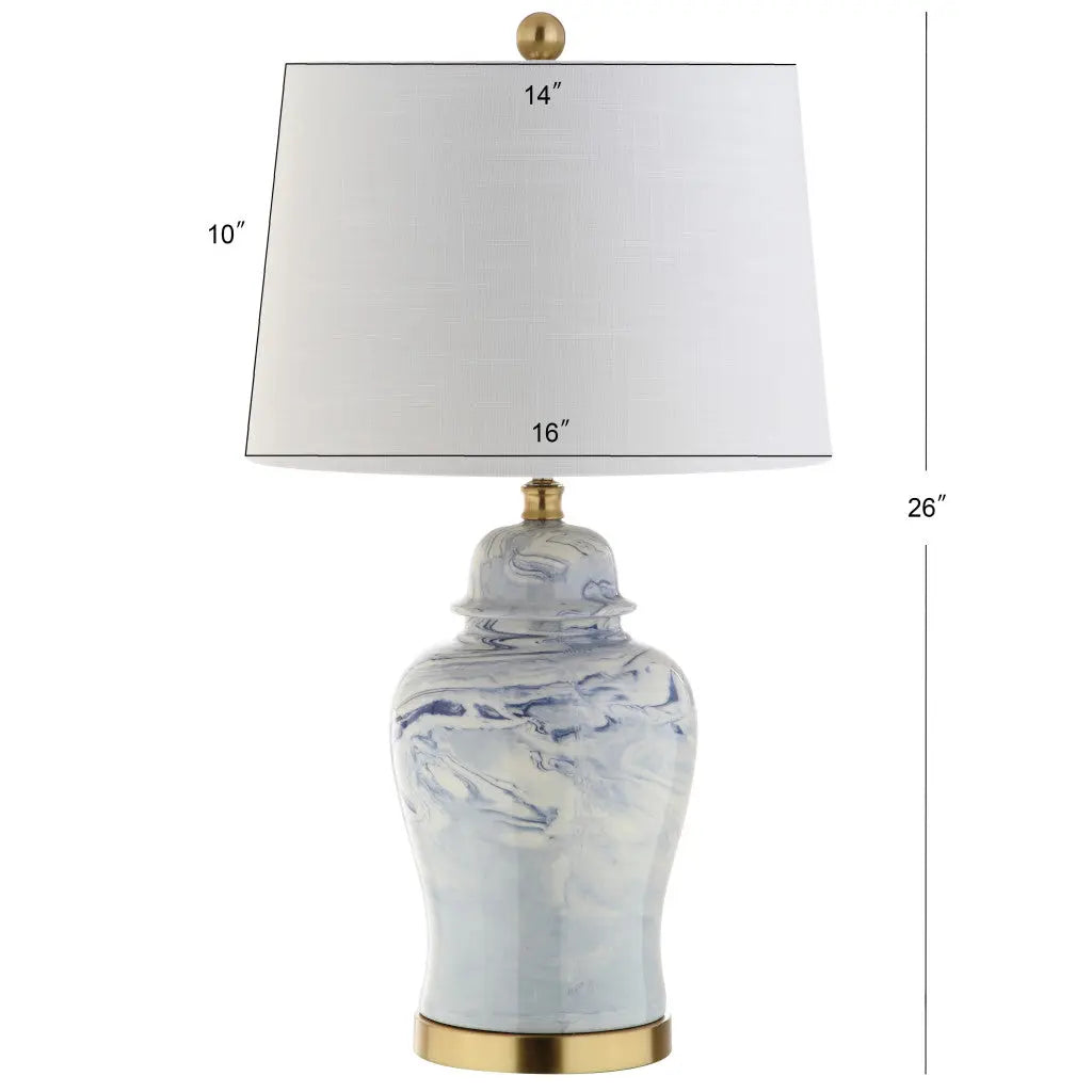 26" Gold Novelty Table Lamp With Drum Shade Homeroots Lighting