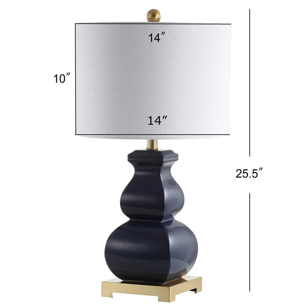 26" Gold Novelty Table Lamp With Globe Shade Homeroots Lighting