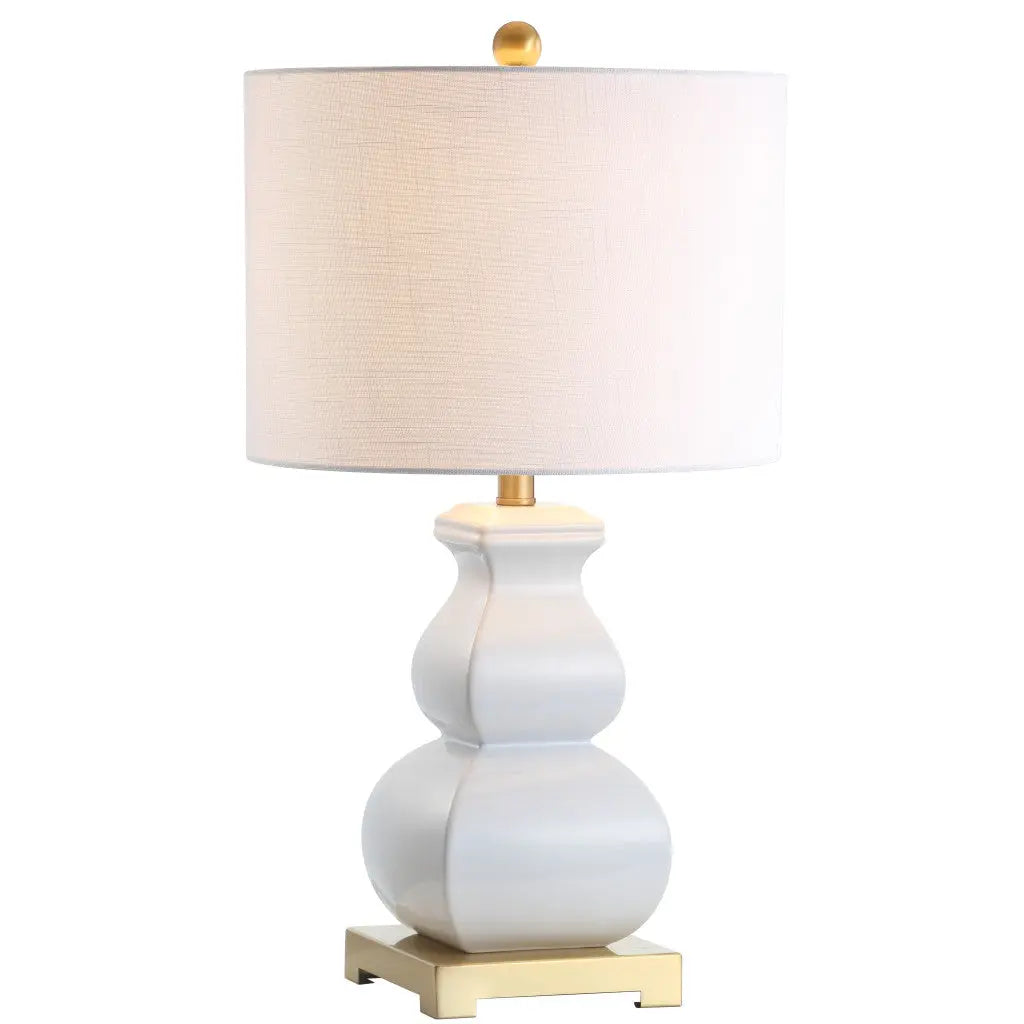 26" Gold Novelty Table Lamp With Globe Shade Homeroots Lighting