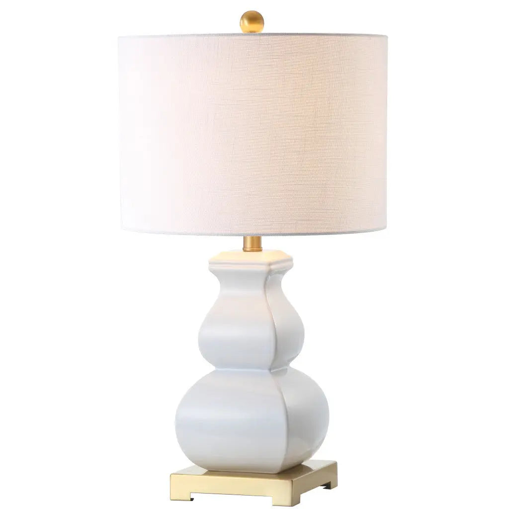 26" Gold Novelty Table Lamp With Globe Shade Homeroots Lighting