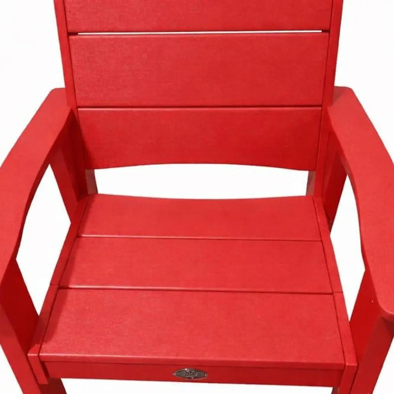 26" Red Heavy Duty Plastic Outdoor Dining Chair Homeroots Outdoor
