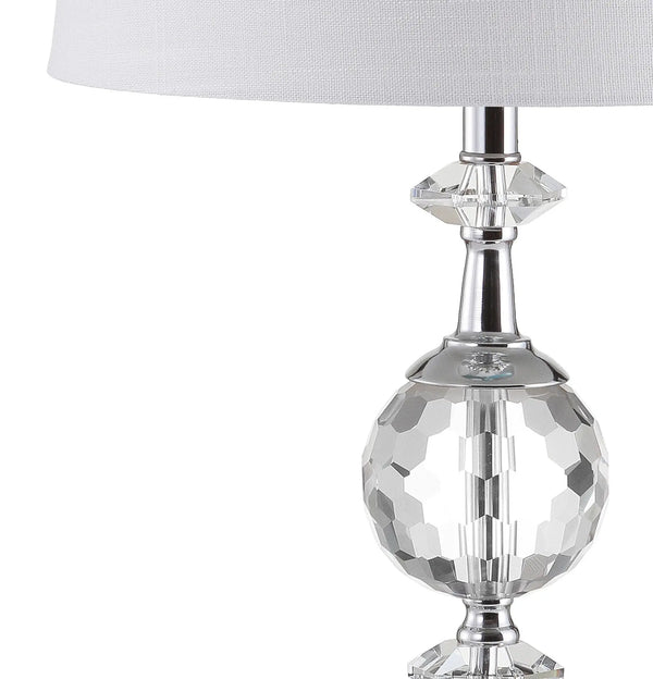 26" Silver Urn Bedside Lamp With Empire Shade Homeroots Lighting