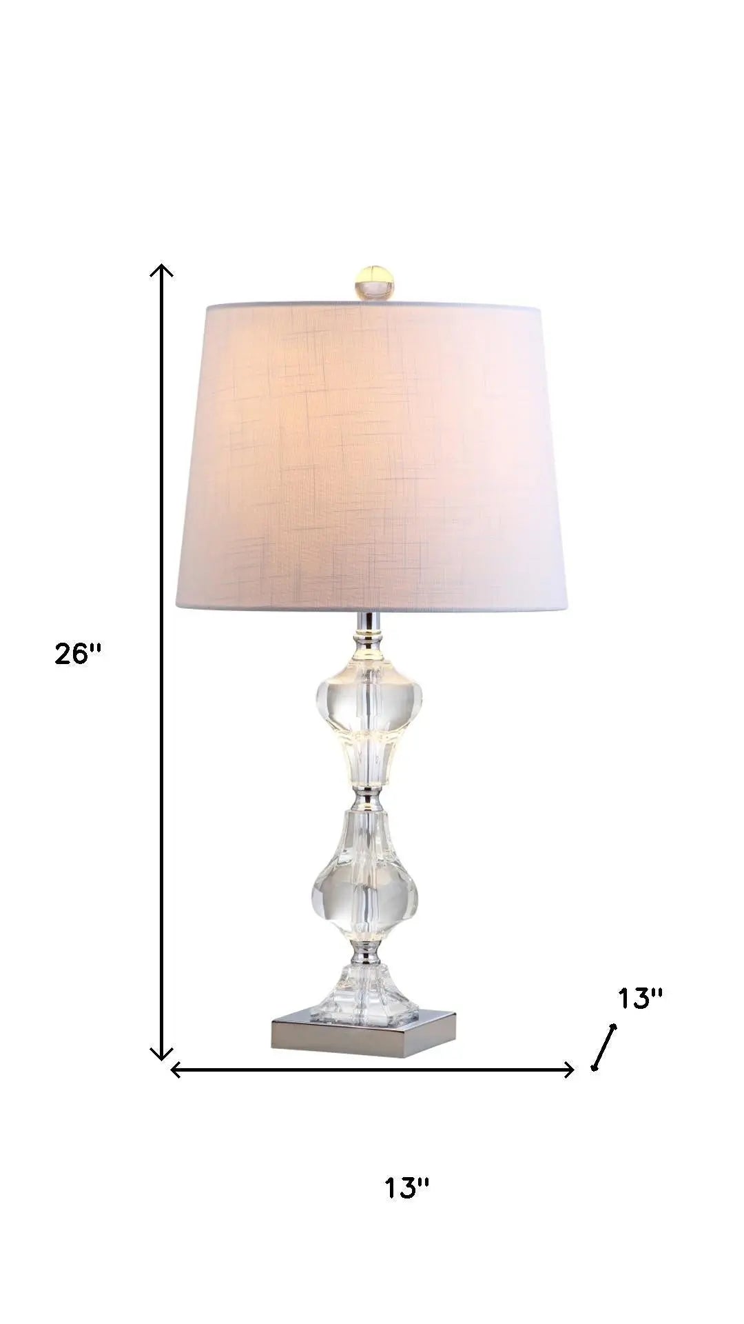 26" Silver Urn Table Lamp With Empire Shade Homeroots Lighting