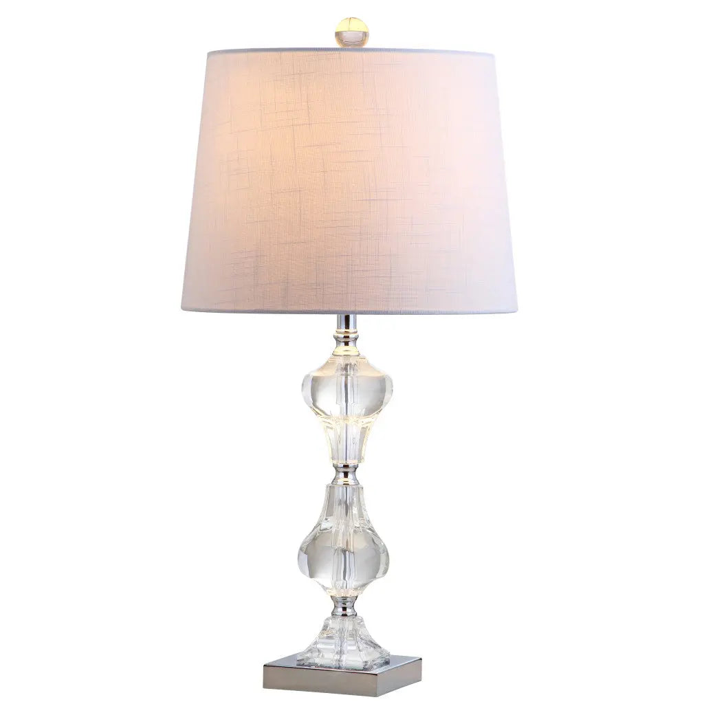 26" Silver Urn Table Lamp With Empire Shade Homeroots Lighting