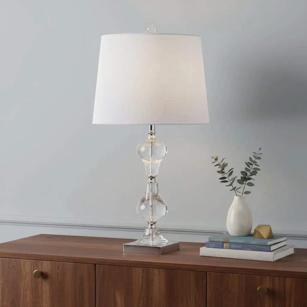 26" Silver Urn Table Lamp With Empire Shade Homeroots Lighting
