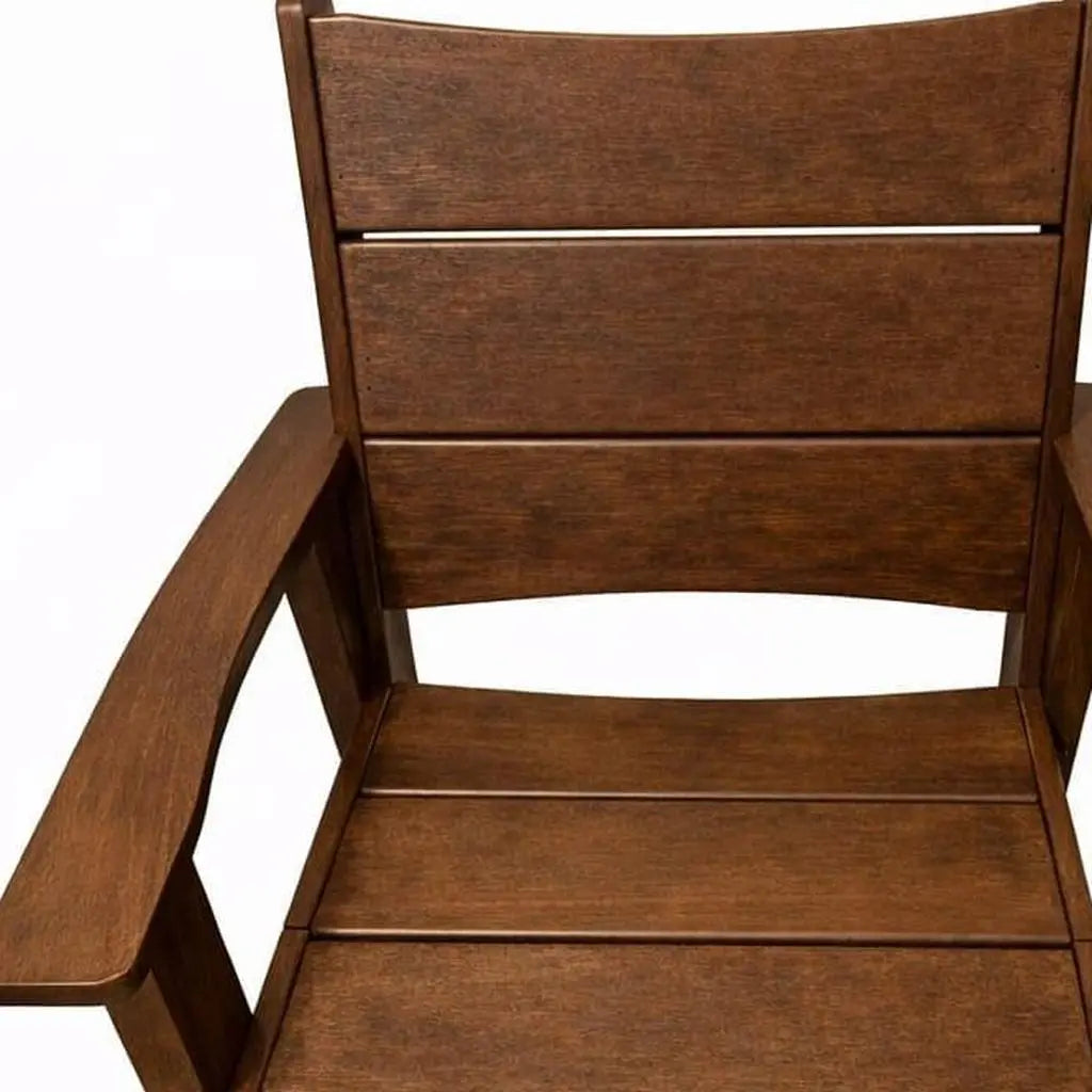 26" Walnut Textured Heavy Duty Plastic Outdoor Dining Chair Homeroots Outdoor