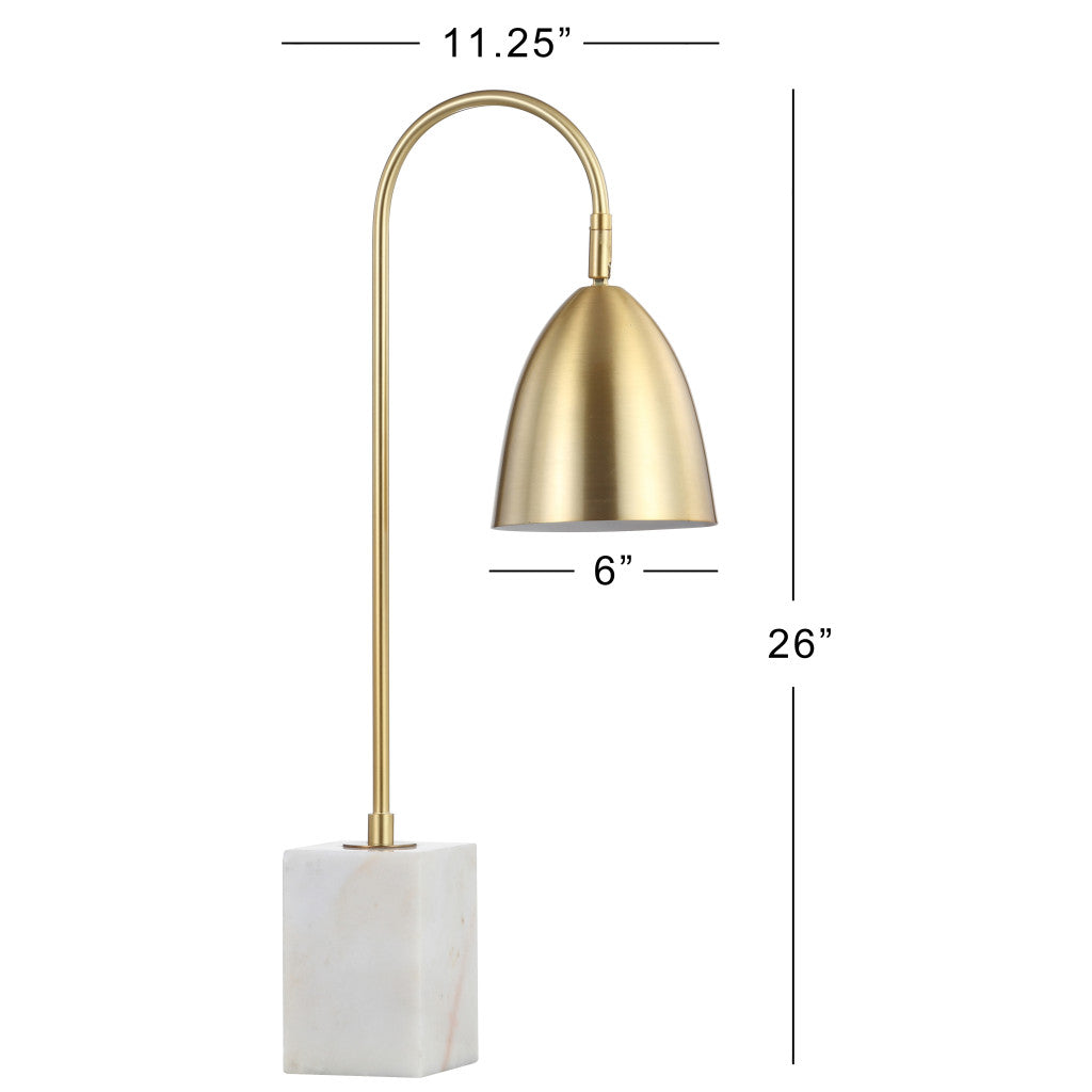 26" White Arched Lamp With Novelty Shade Homeroots Lighting