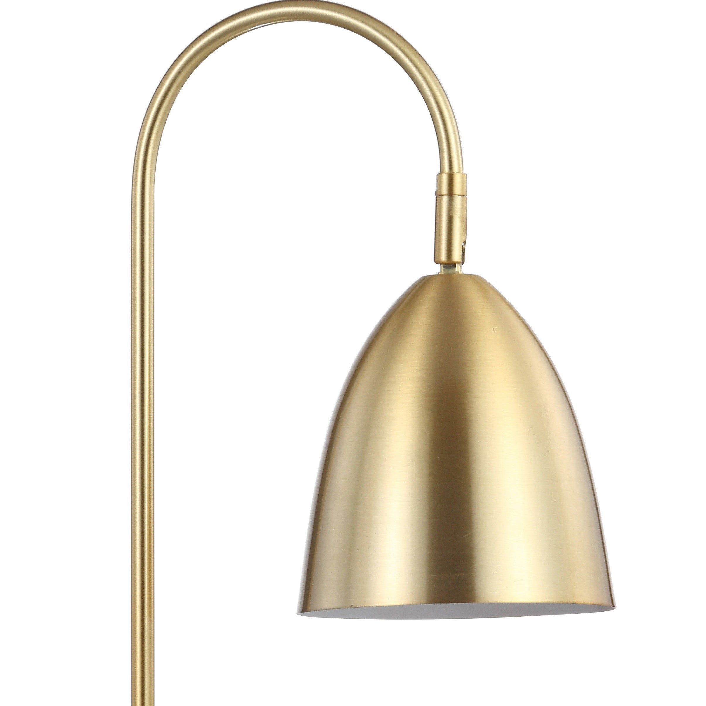 26" White Arched Lamp With Novelty Shade Homeroots Lighting