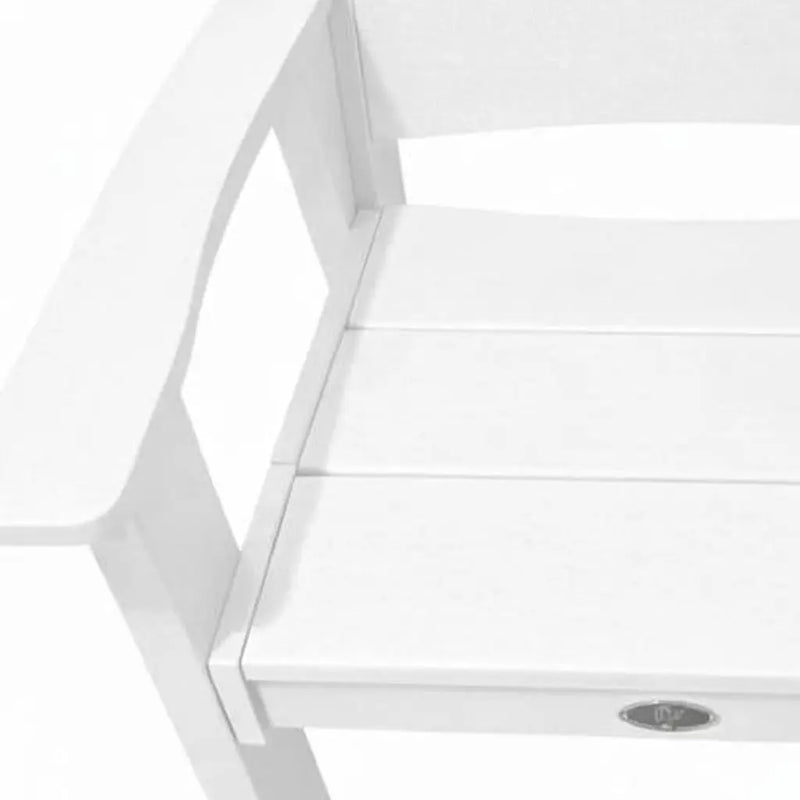 26" White Heavy Duty Plastic Outdoor Dining Chair Homeroots Outdoor