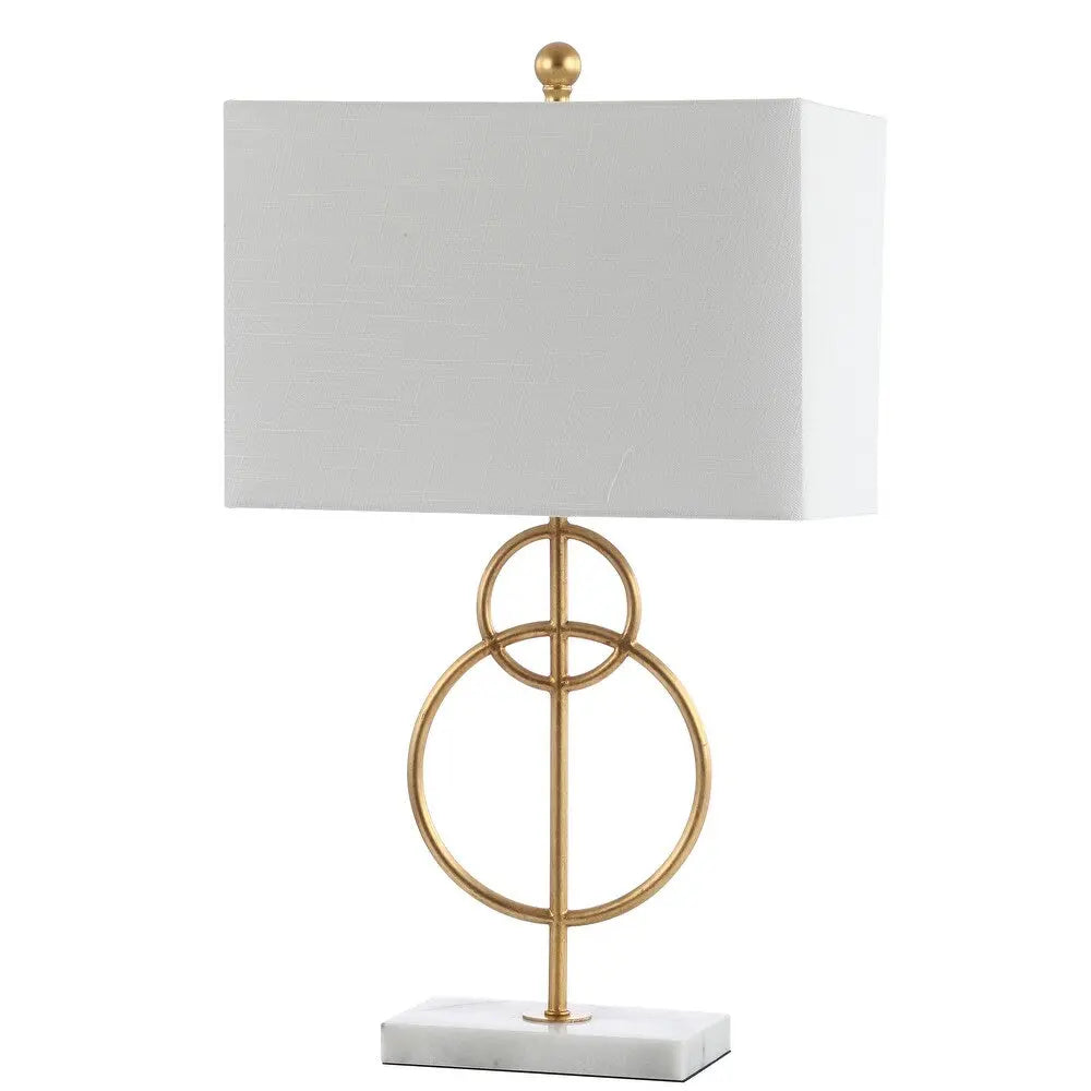 26" White Novelty Table Lamp With Shade Homeroots Lighting