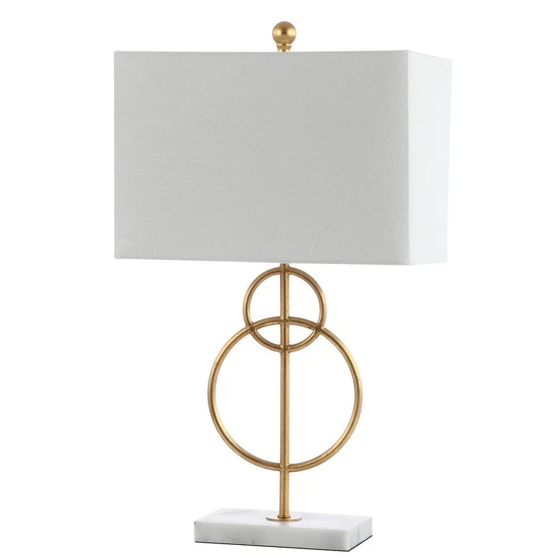 26" White Novelty Table Lamp With Shade Homeroots Lighting