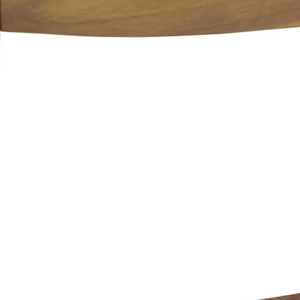 26" X 27" Brown Teak Rectangular Shower Bench Homeroots Bed & Bath