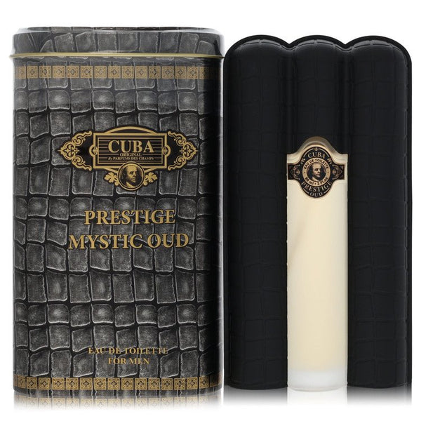 Fragluxe  Cuba Prestige Mystic Oud by Fragluxe Eau De Toilette Spray 3.0 oz for Men for Fragrances for Men Fragluxe