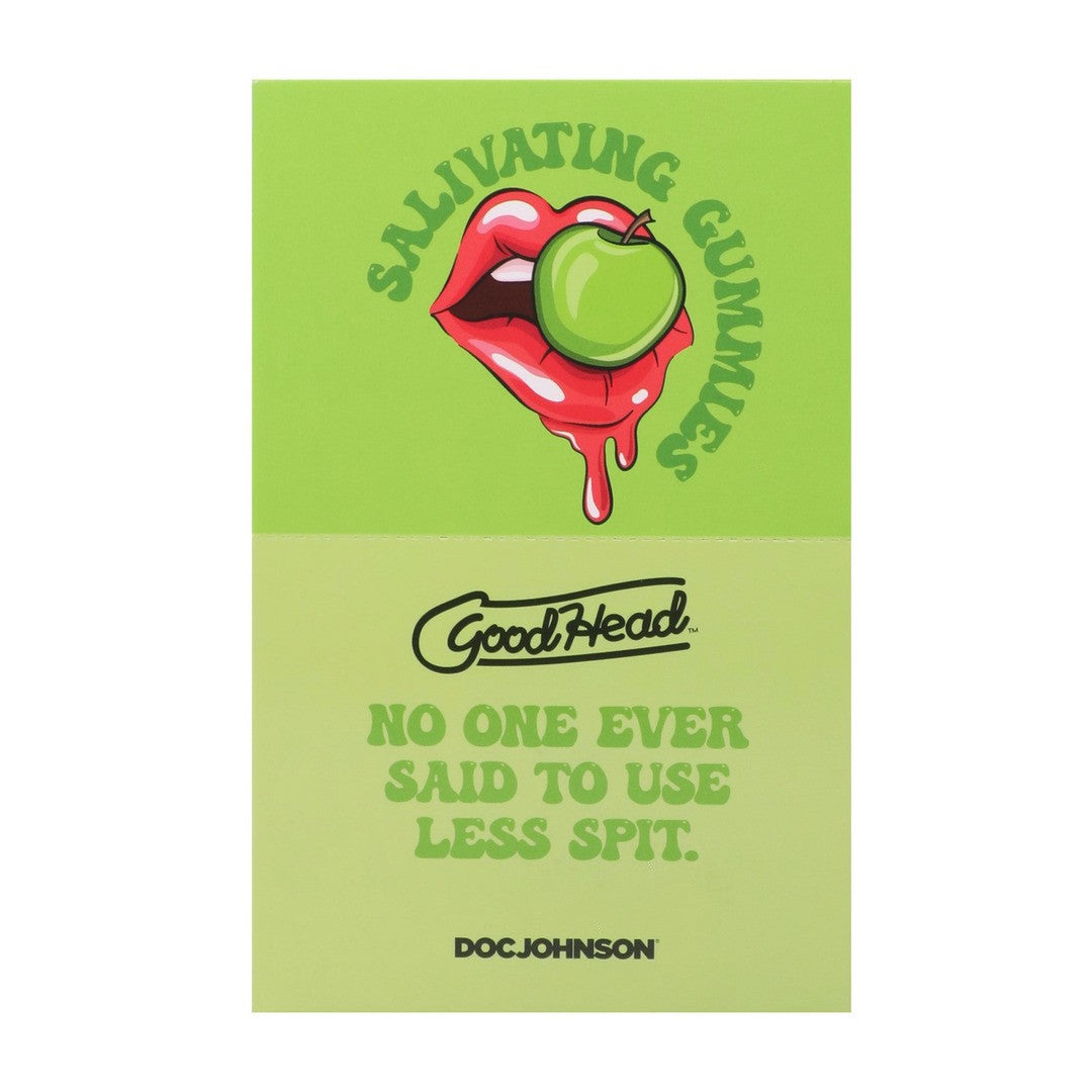 Goodhead Salivating Gummies Green Apple 24pack Doc Johnson Novelties