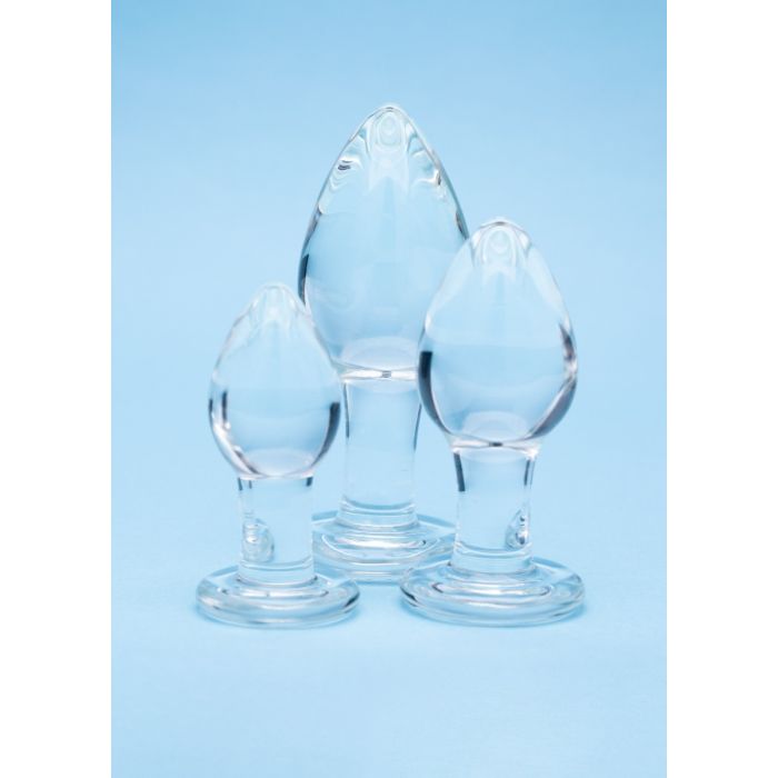 Clarity Glass Dildo Utopian Trinity - GreatEagleInc