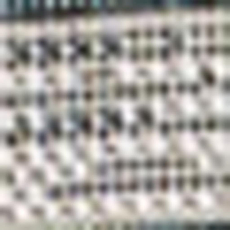 5' X 8' Turquoise And Cream Indoor Outdoor Area Rug - GreatEagleInc