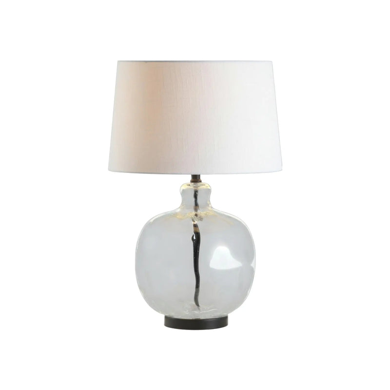 27" Black Globe Table Lamp With Globe Shade Homeroots Lighting