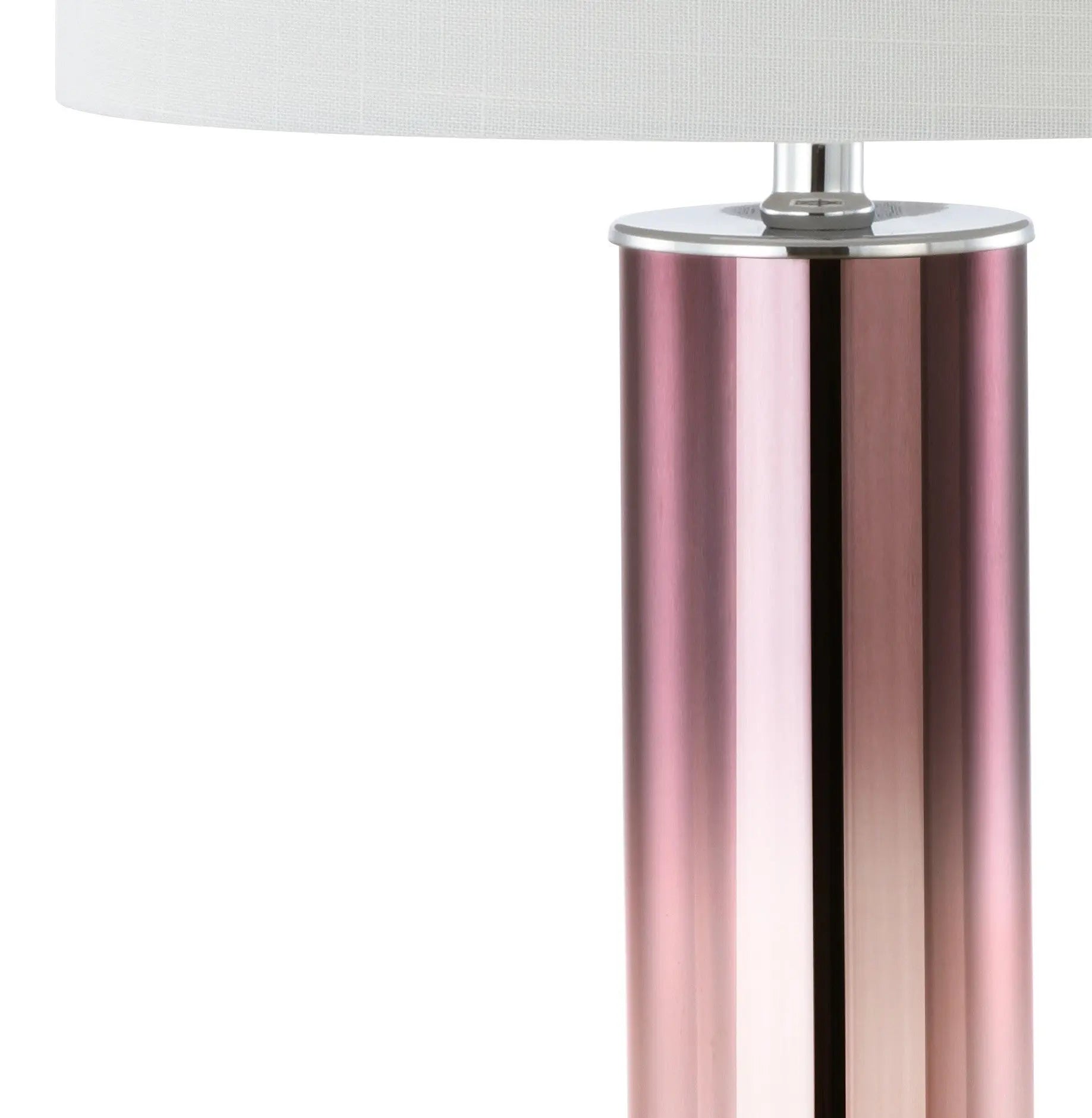 27" Clear Novelty Table Lamp With Drum Shade Homeroots Lighting