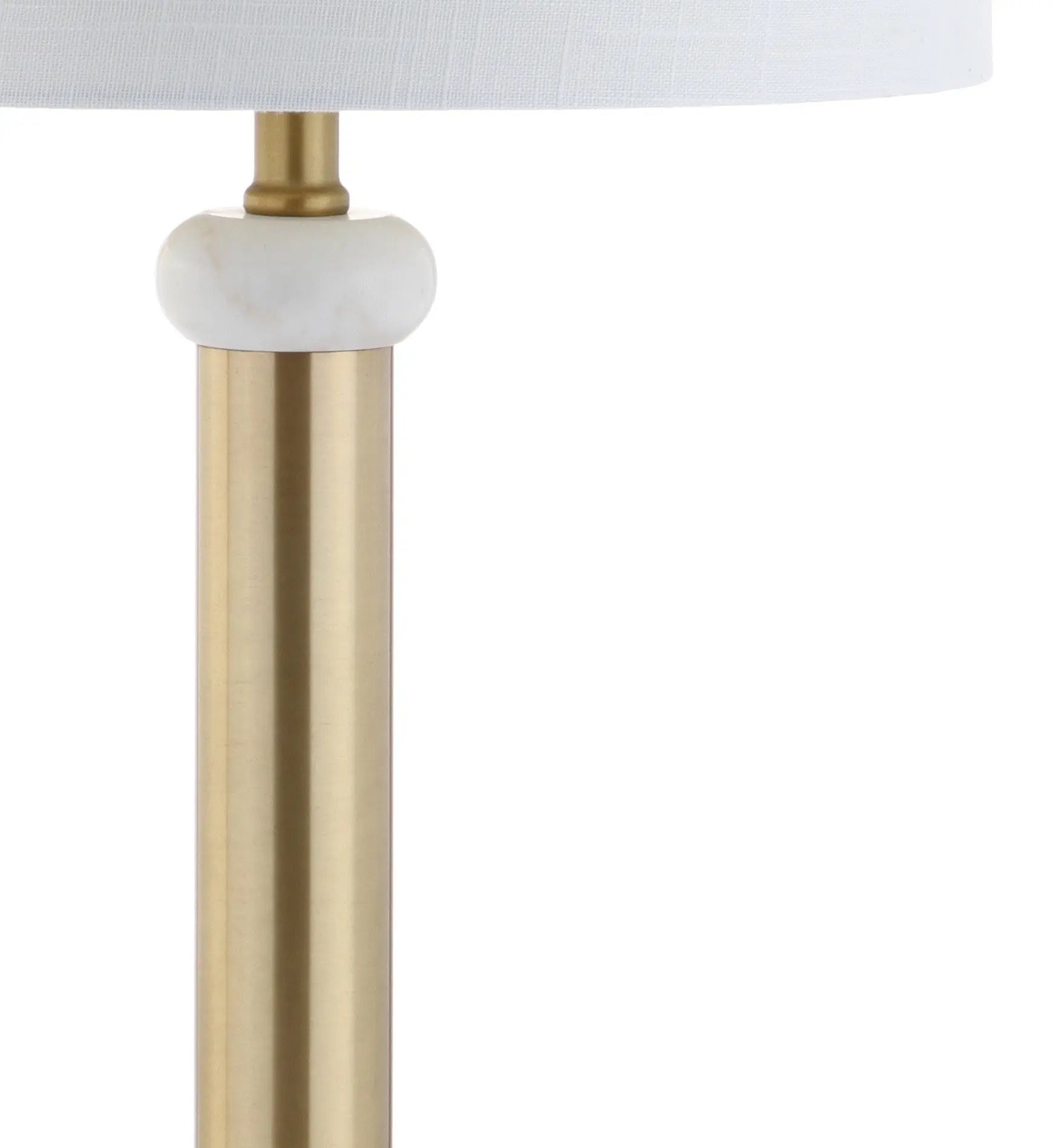 27" Gold Novelty Table Lamp With Drum Shade Homeroots Lighting