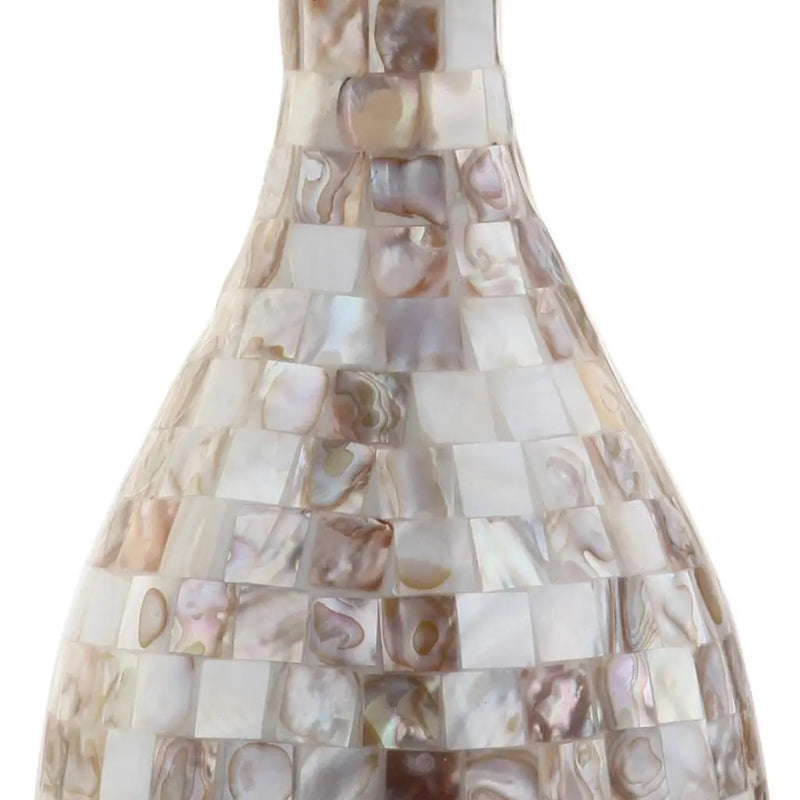 27" Ivory And Beige Novelty Table Lamp With Drum Shade Homeroots Lighting