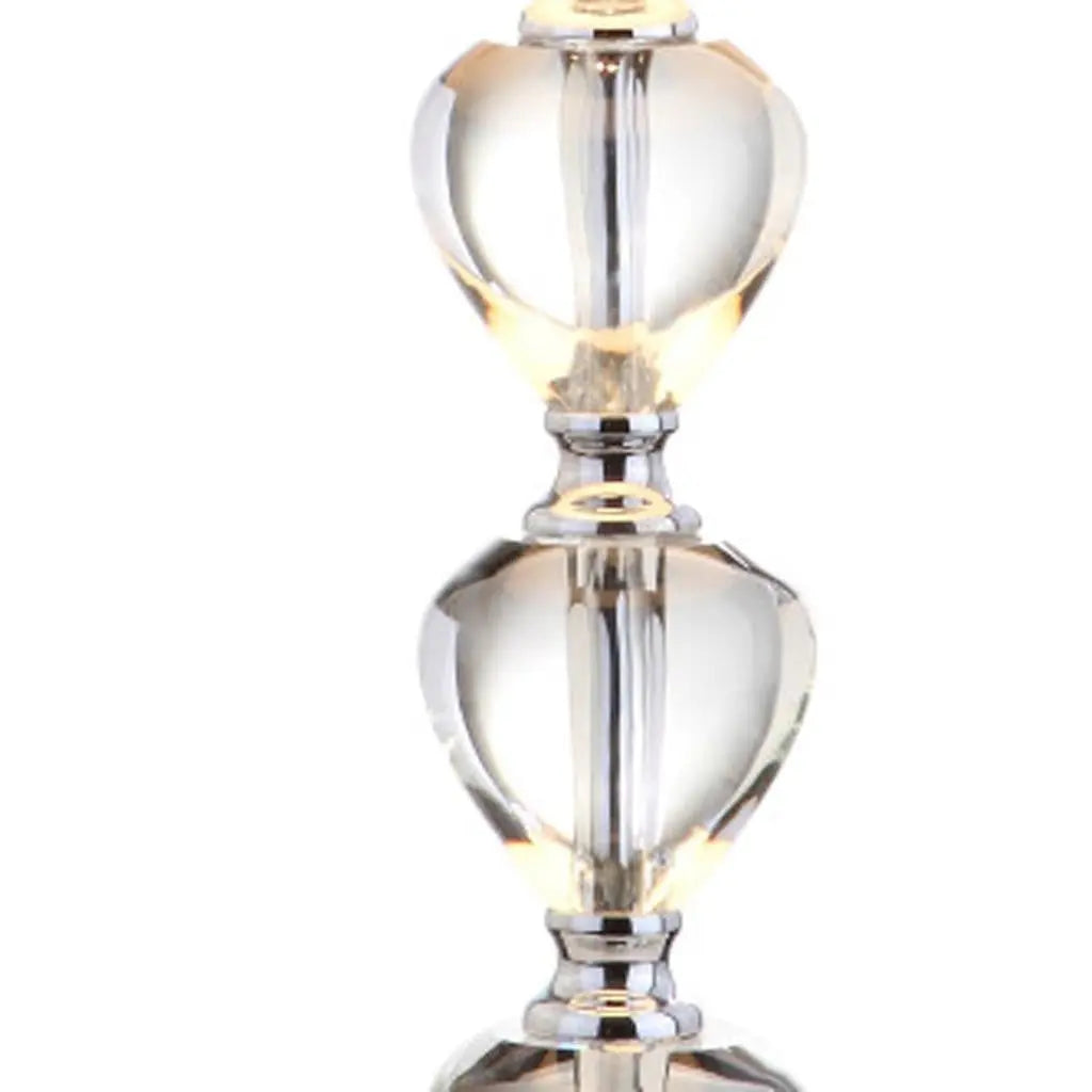 27" Silver Globe Table Lamp With Drum Shade Homeroots Lighting