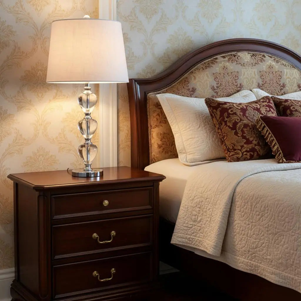 27" Silver Globe Table Lamp With Drum Shade Homeroots Lighting