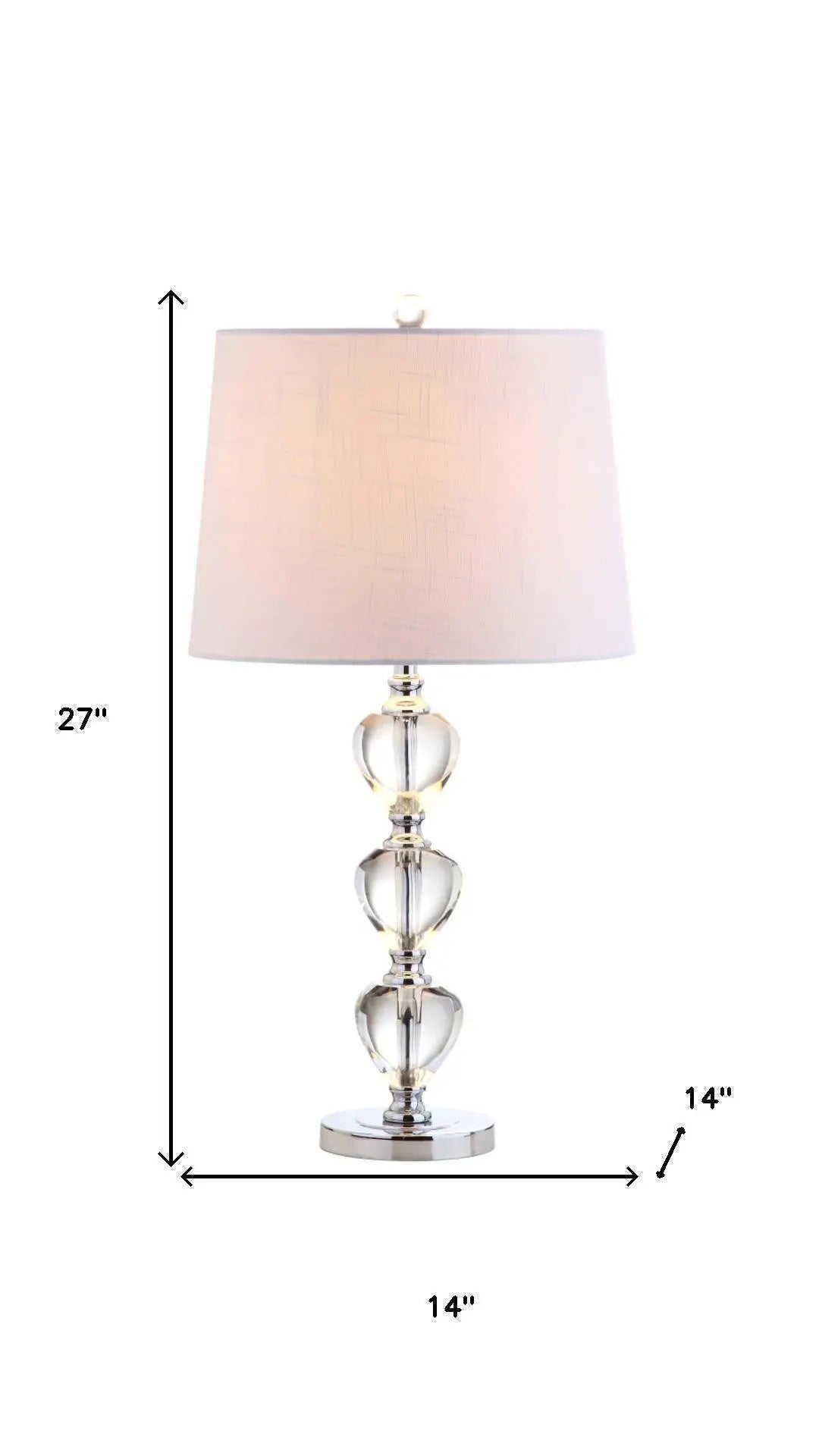 27" Silver Globe Table Lamp With Drum Shade Homeroots Lighting