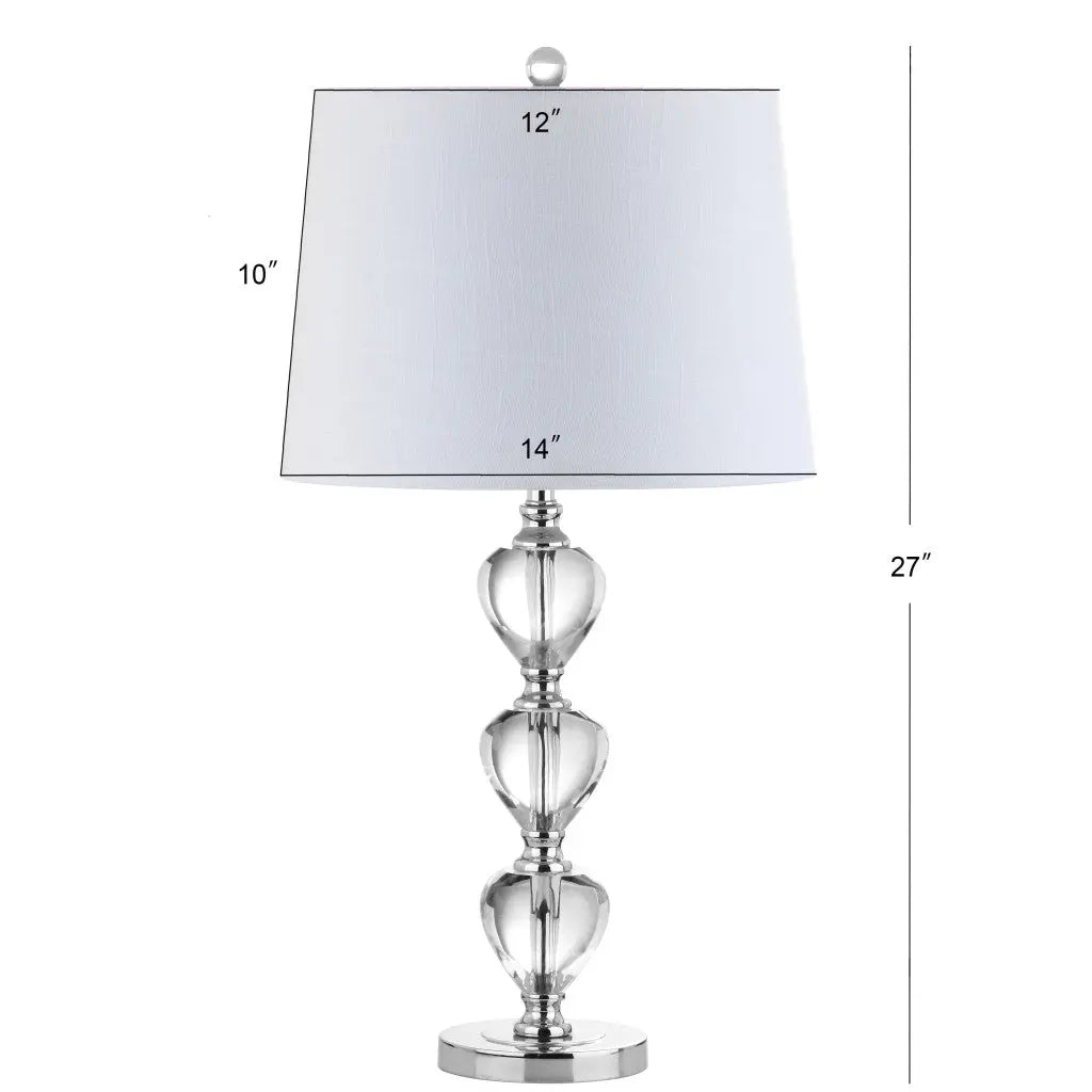 27" Silver Globe Table Lamp With Drum Shade Homeroots Lighting