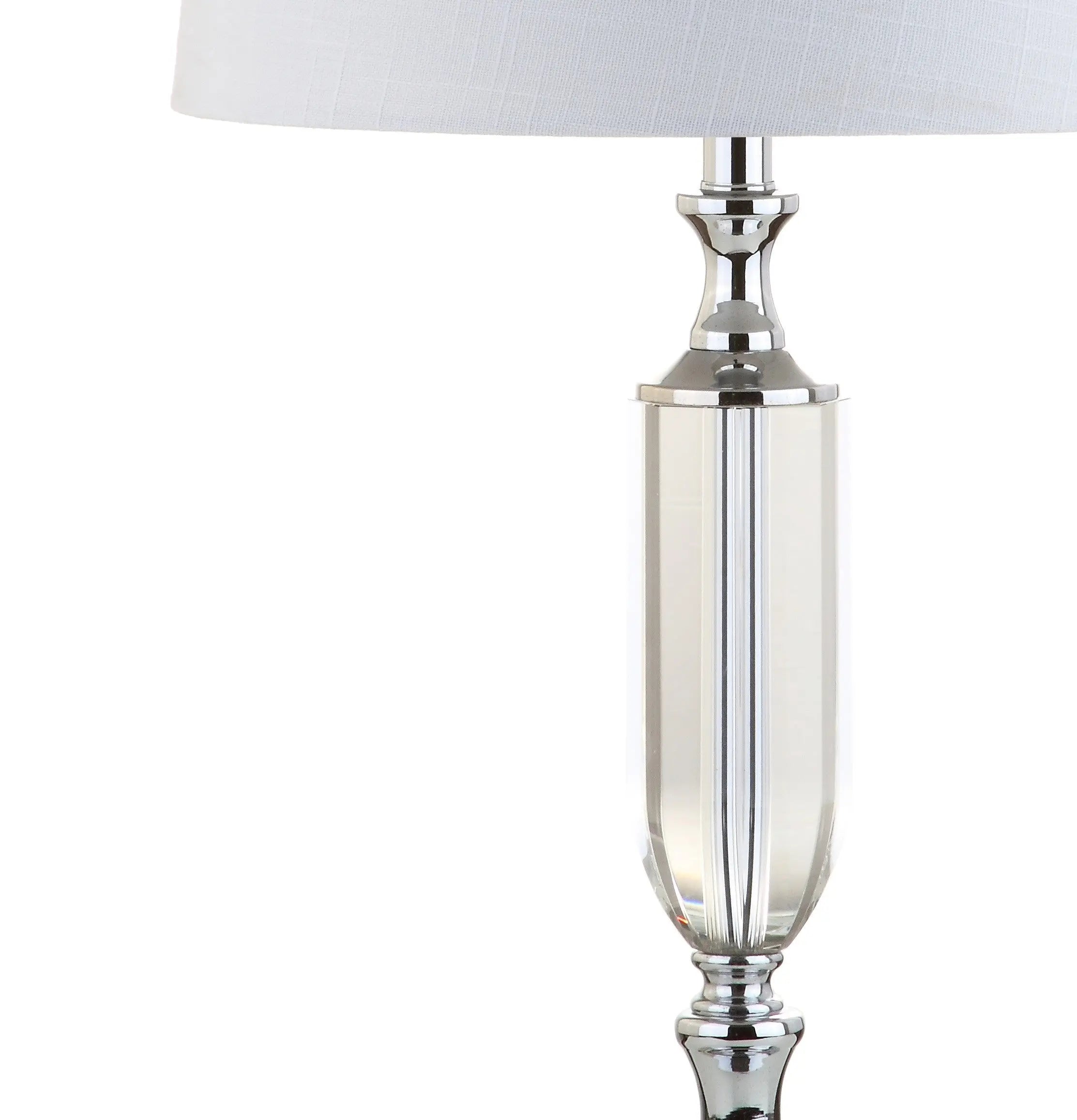 27" Silver Novelty Table Lamp With Empire Shade Homeroots Lighting