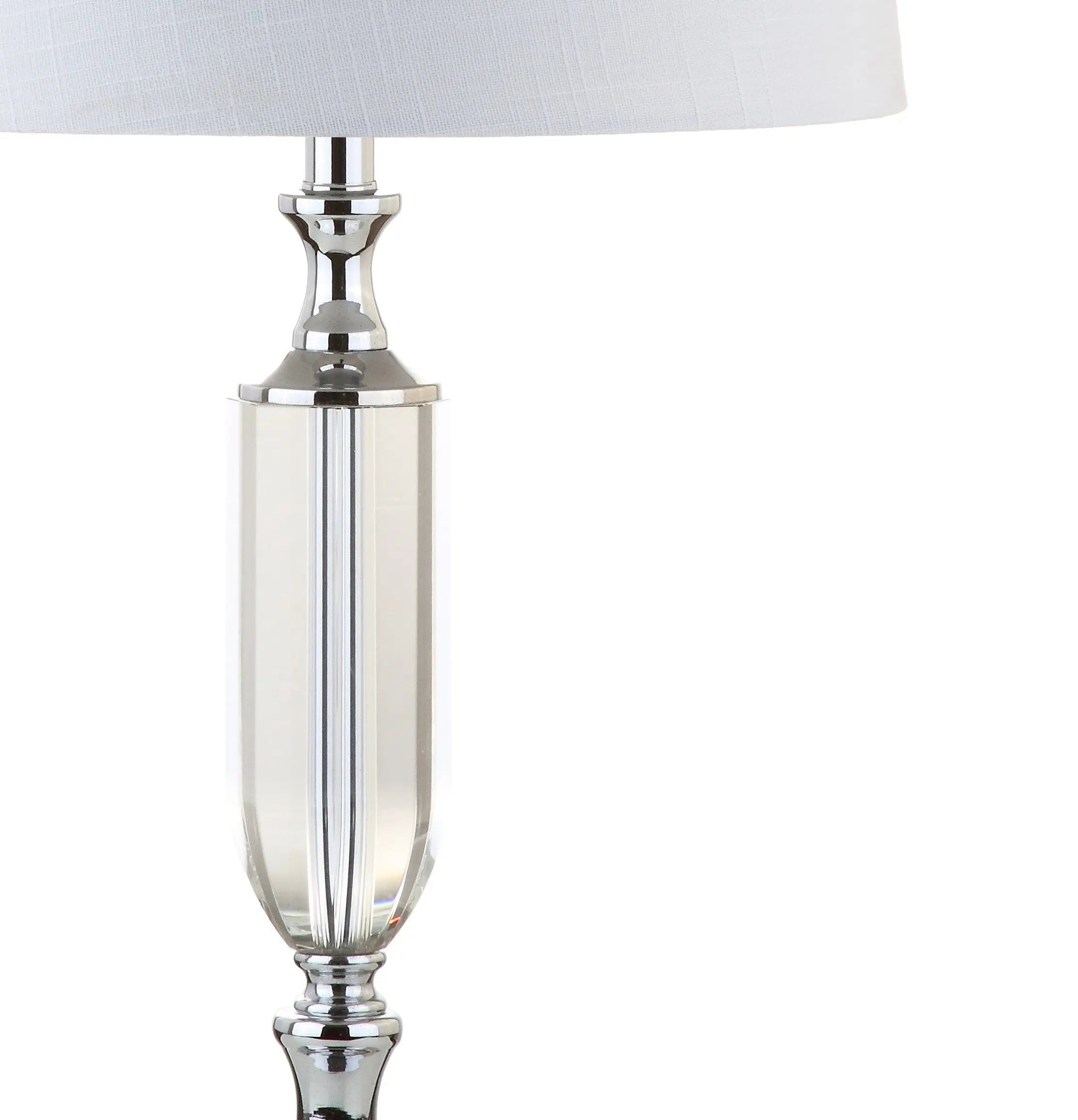 27" Silver Novelty Table Lamp With Empire Shade Homeroots Lighting