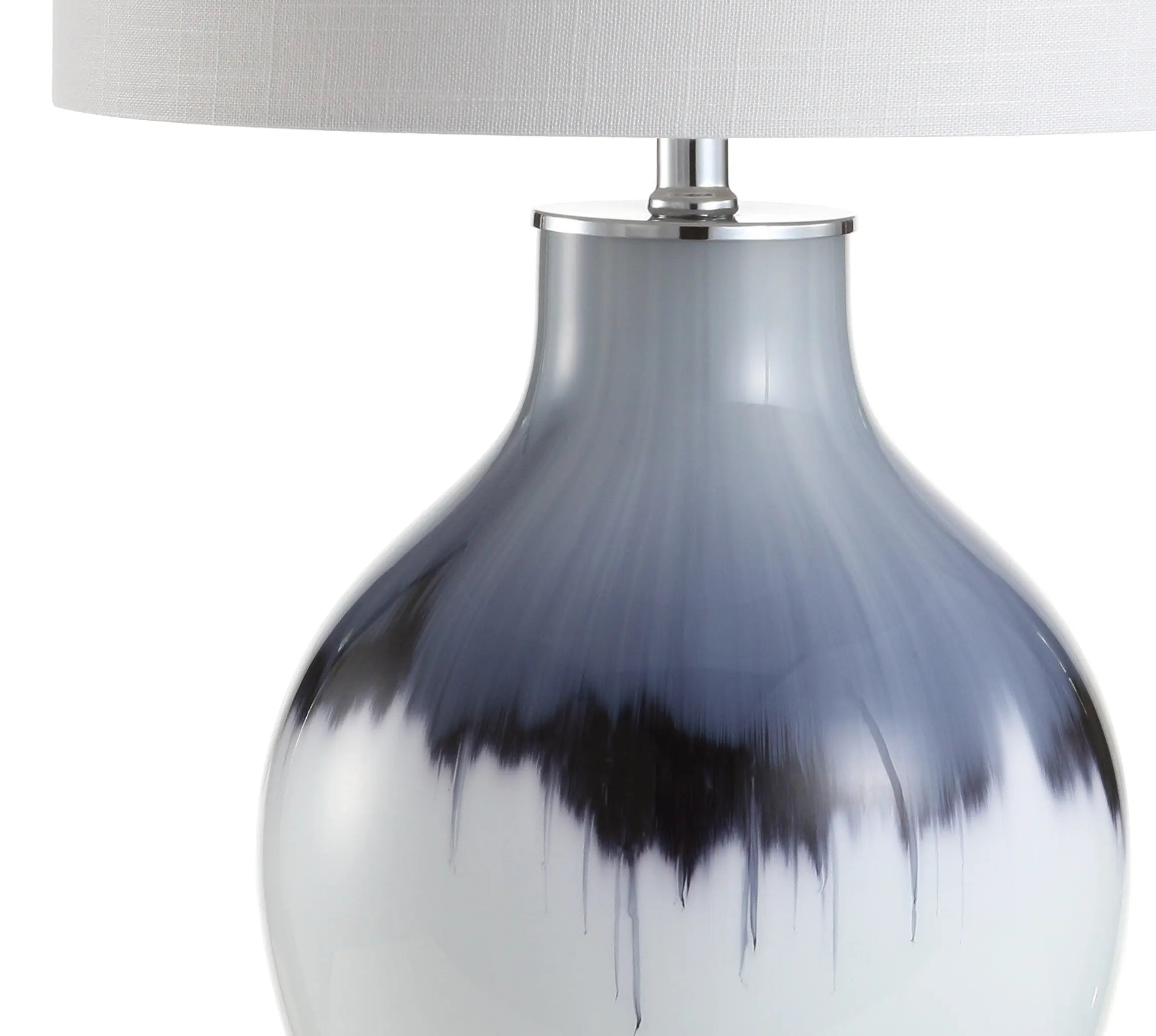 27" Silver Novelty Table Lamp With Globe Shade Homeroots Lighting