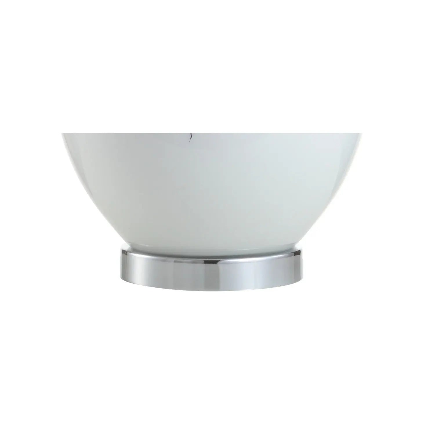 27" Silver Novelty Table Lamp With Globe Shade Homeroots Lighting