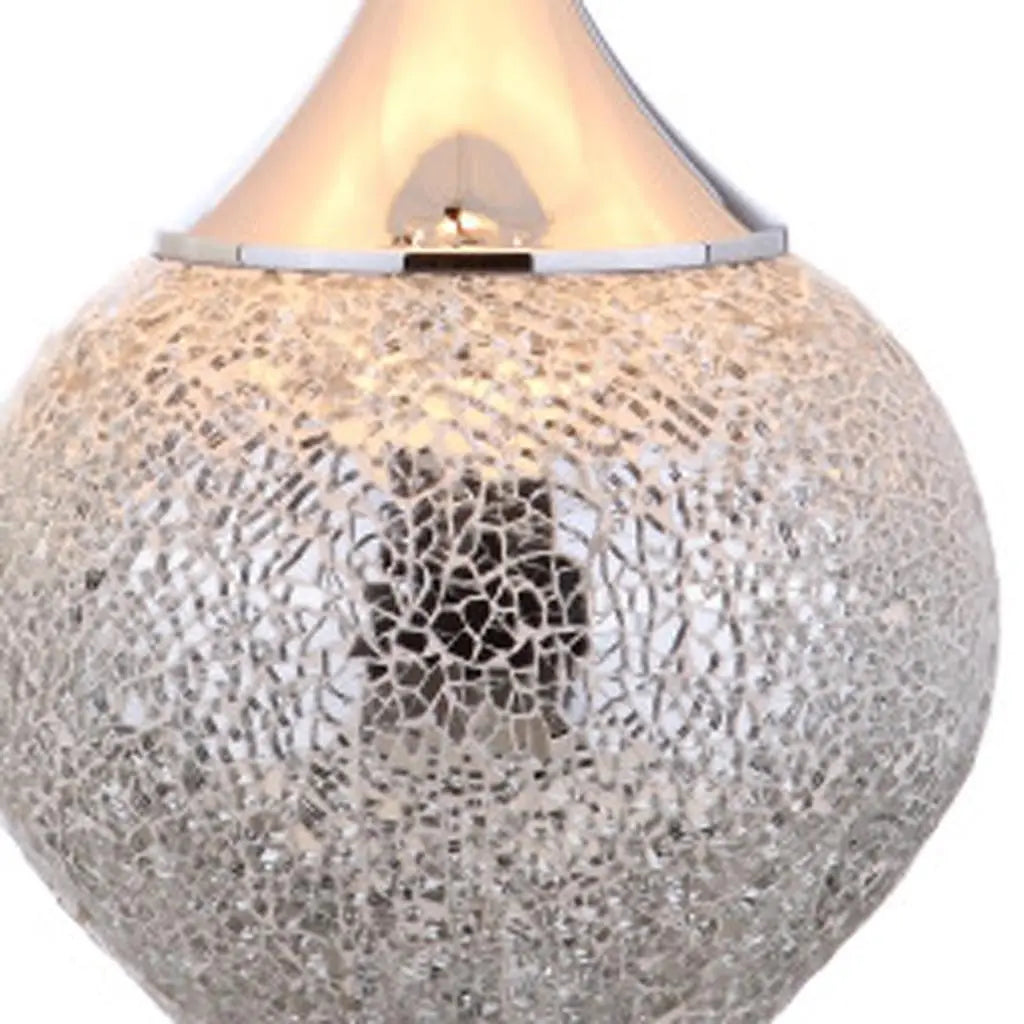 27" Silver Urn Table Lamp With Empire Shade Homeroots Lighting
