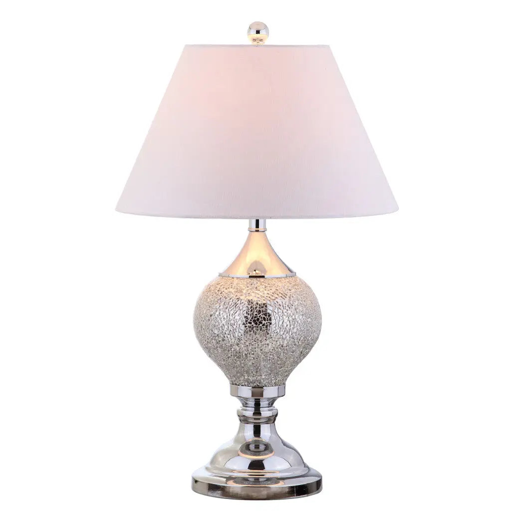 27" Silver Urn Table Lamp With Empire Shade Homeroots Lighting