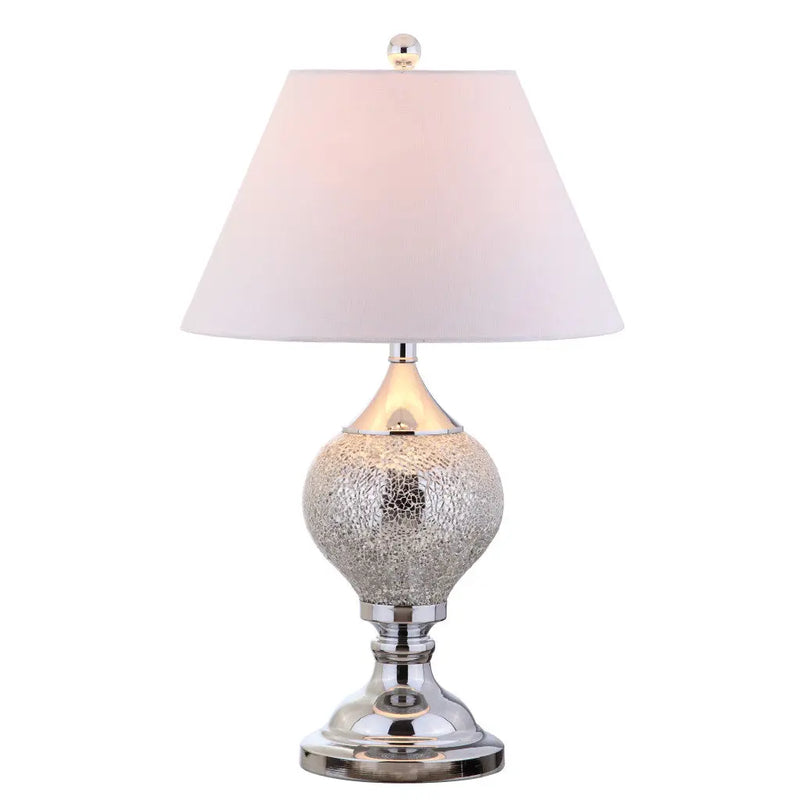 27" Silver Urn Table Lamp With Empire Shade Homeroots Lighting