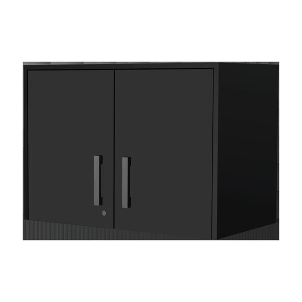 28" Black Wall mounted Accent Cabinet With Four Shelves And Six Drawers Homeroots Kitchen & Dining