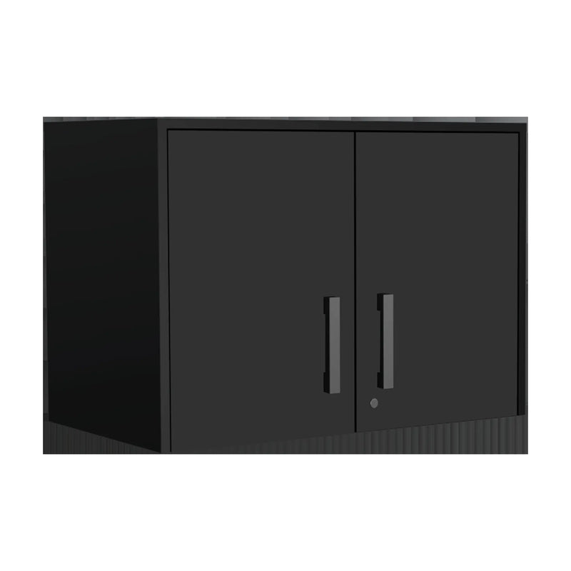 28" Black Wall mounted Accent Cabinet With Four Shelves Homeroots Kitchen & Dining