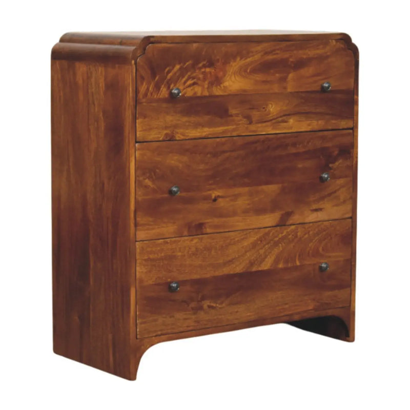 28" Brown Solid Wood Sideboard Homeroots Kitchen & Dining