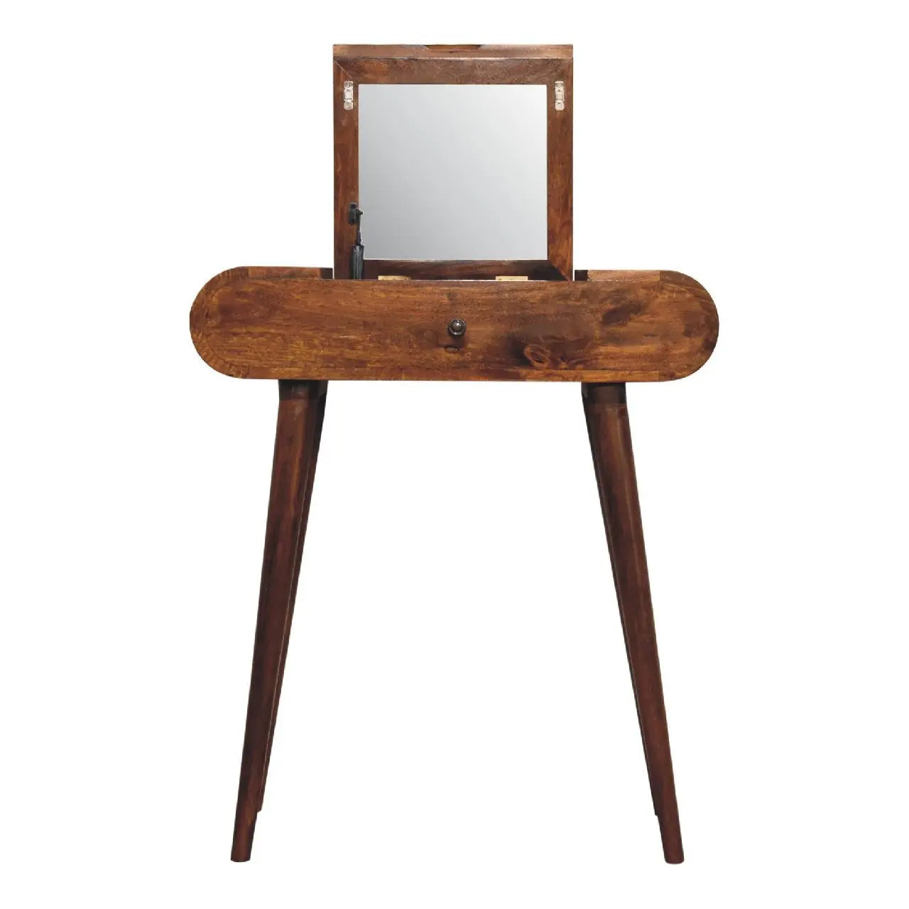 28" Brown Solid Wood Standing Desk Homeroots Living Room