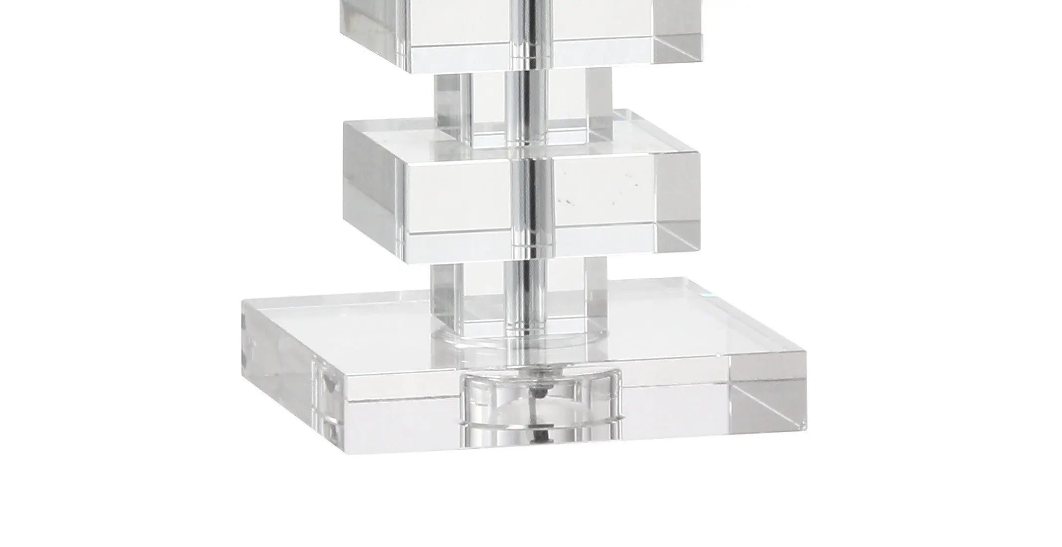 28" Clear Novelty Table Lamp With Shade Homeroots Lighting