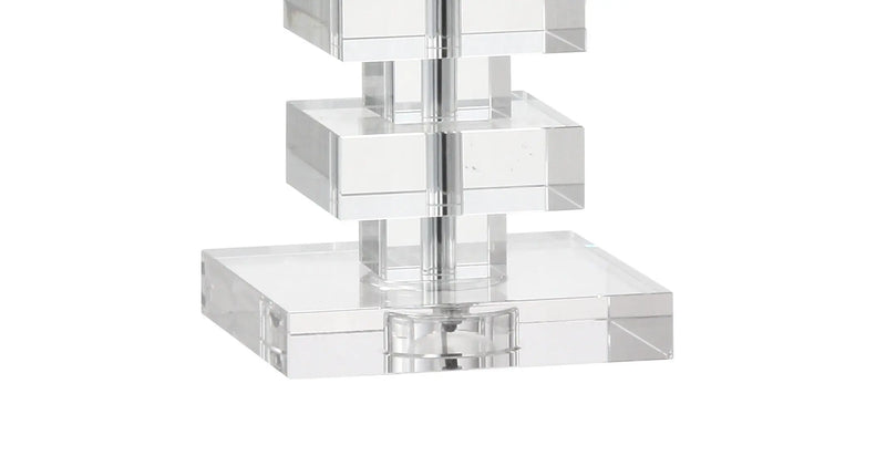 28" Clear Novelty Table Lamp With Shade Homeroots Lighting