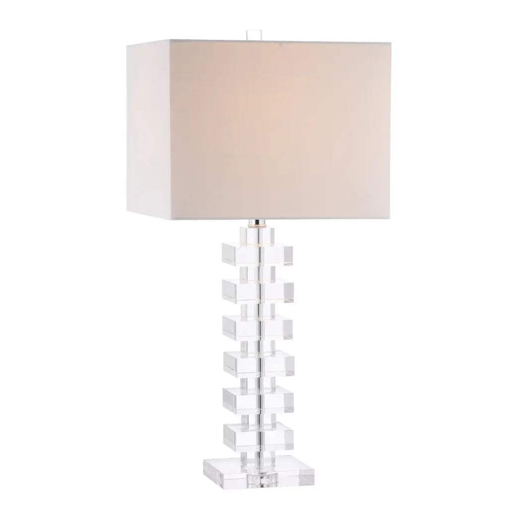 28" Clear Novelty Table Lamp With Shade Homeroots Lighting